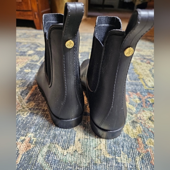 Sam Edelman Black Chelsea Rain Boot Women's Size 10M - Picture 6 of 9
